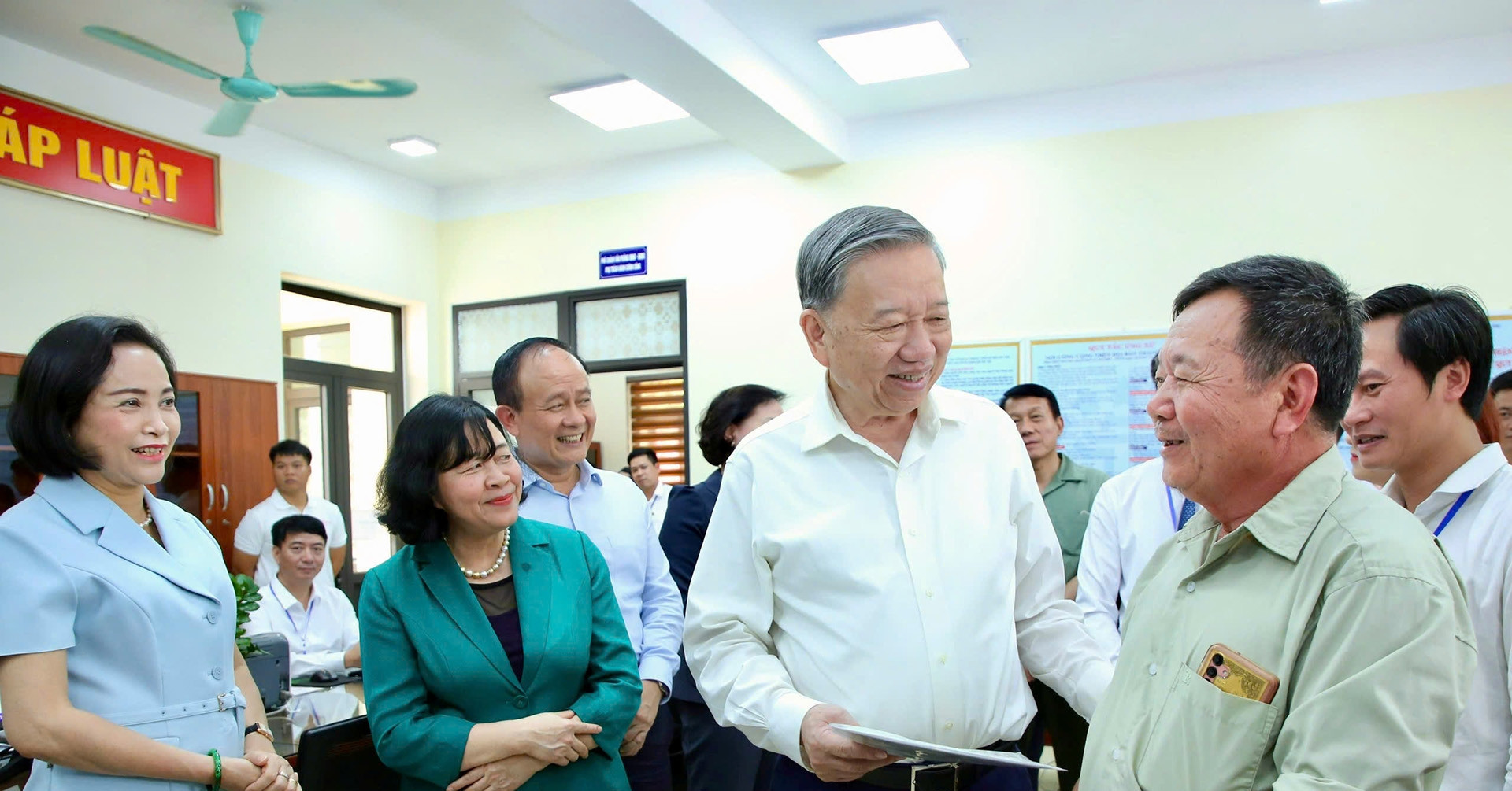 Tổng Bí thư Tô Lâm kiểm tra hoạt động chính quyền địa phương hai cấp tại Hà Nội