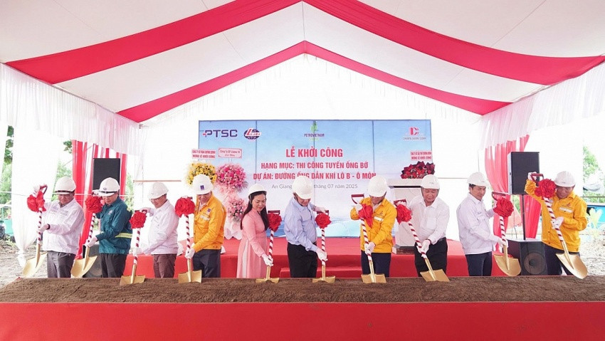 Liên danh PTSC (PVS) khởi công gói thầu tại dự án 1,2 tỷ USD thuộc chuỗi điện khí Lô B – Ô Môn