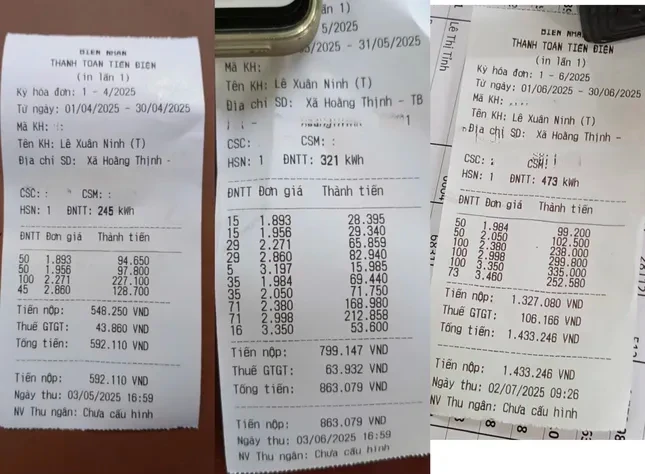 Nhiều hộ gia đình ở Thanh Hoá cũng 'sốc' vì tiền điện tháng 6 tăng vọt ảnh 1