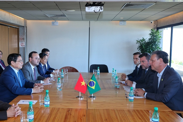 Thủ tướng đề nghị lập thương hiệu cà phê chung với Brazil
