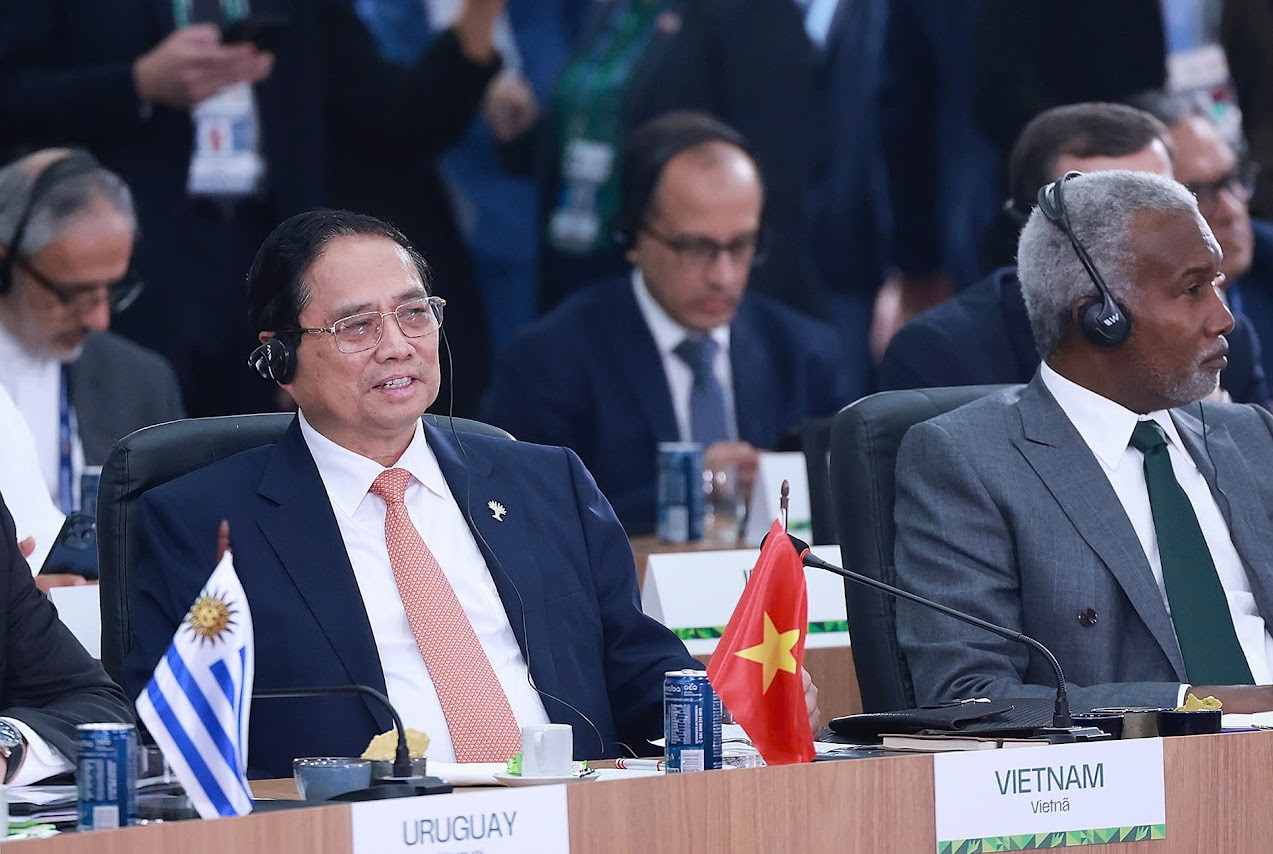 Thủ tướng nêu 5 đề xuất quan trọng về môi trường, khí hậu và y tế tại Hội nghị thượng đỉnh BRICS mở rộng- Ảnh 1. Thủ tướng nêu 5 đề xuất quan trọng về môi trường, khí hậu và y tế tại Hội nghị thượng đỉnh BRICS mở rộng- Ảnh 1.