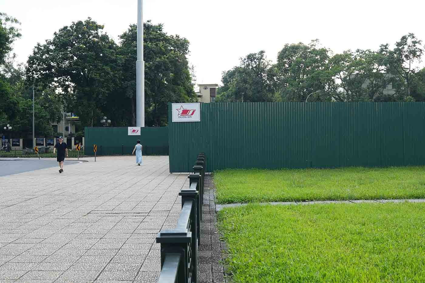 Quảng trường Ba Đình được mở rộng phục vụ diễu binh, diễu hành- Ảnh 3. Quảng trường Ba Đình được mở rộng phục vụ diễu binh, diễu hành- Ảnh 3.