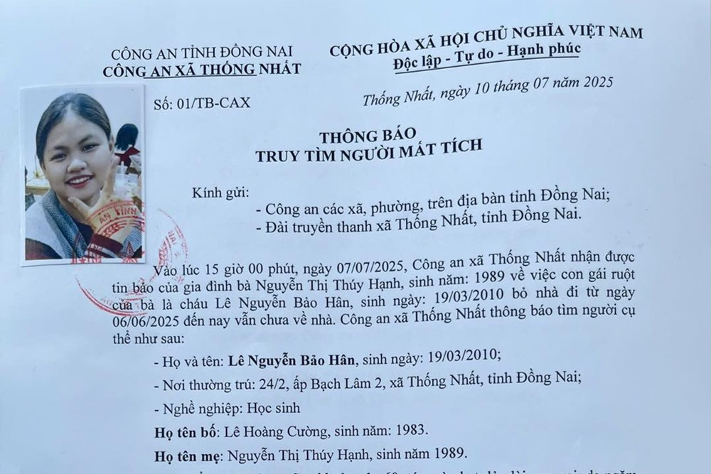 Tìm chị Trần Thị Nhật Lệ - ảnh 2