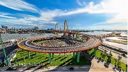 Cận cảnh cầu Hoàng Gia trước 'giờ G': Biểu tượng mới 'vẽ lại' trung tâm Hải Phòng sau sáp nhập Cận cảnh cầu Hoàng Gia trước 'giờ G': Biểu tượng mới 'vẽ lại' trung tâm Hải Phòng sau sáp nhập