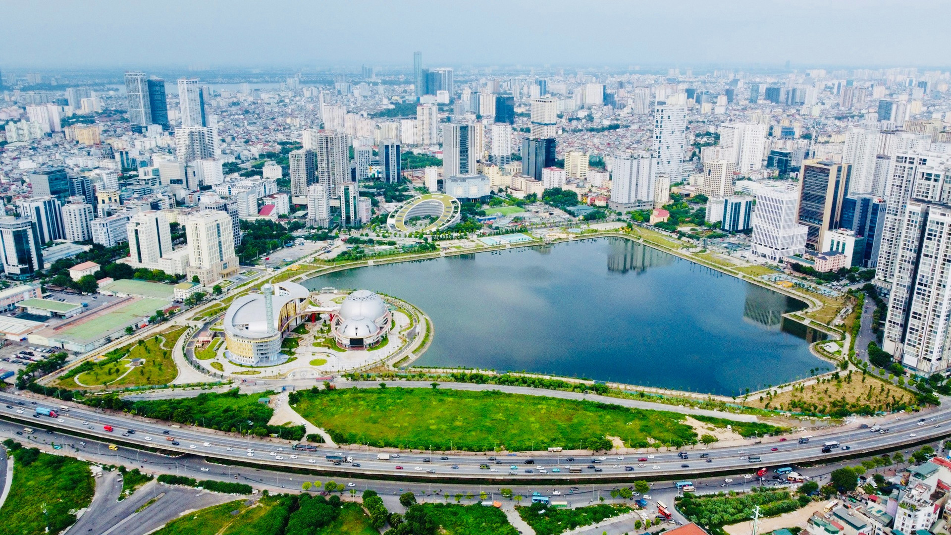 Giữa đô thị tăng tốc, công viên 740 tỷ bên ‘thung lũng Silicon’ của Thủ đô vẫn nằm im- Ảnh 2. Giữa đô thị tăng tốc, công viên 740 tỷ bên ‘thung lũng Silicon’ của Thủ đô vẫn nằm im- Ảnh 2.