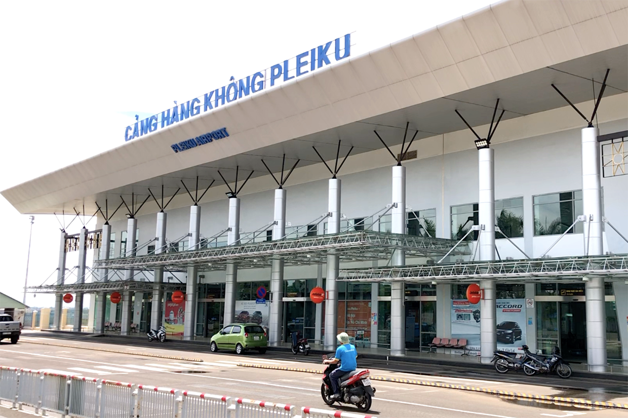 Cảng hàng không Pleiku. Nguồn ảnh: Internet Cảng hàng không Pleiku. Nguồn ảnh: Internet