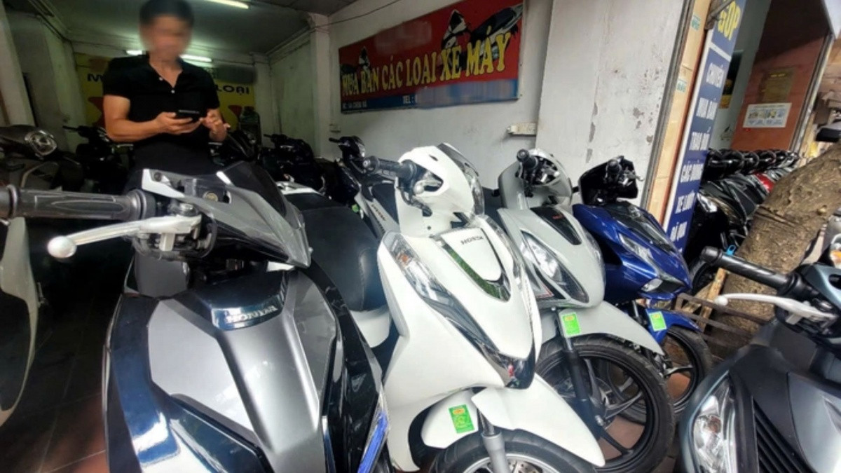 Diễn biến mới trên thị trường mua bán xe máy cũ tại Hà Nội