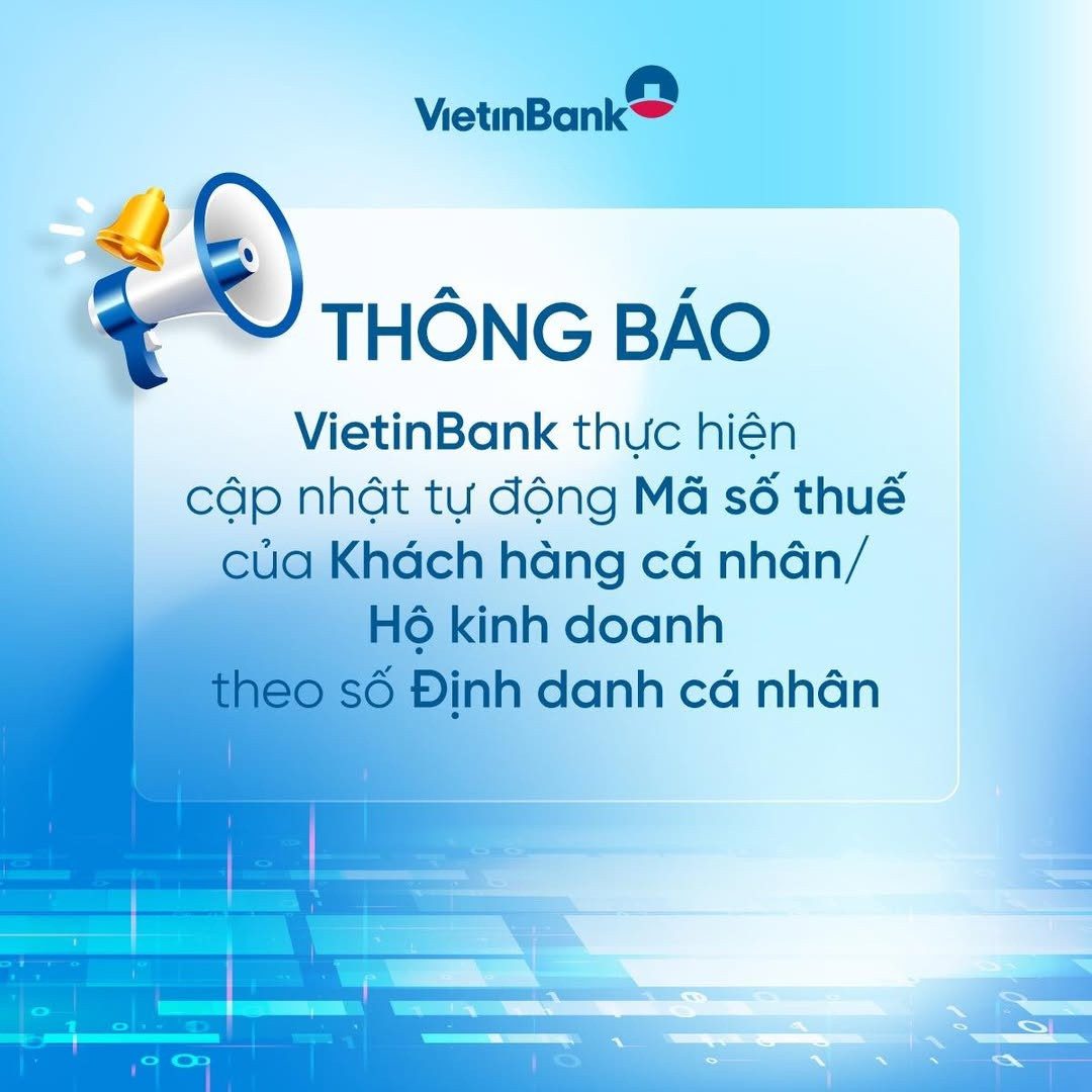 VietinBank gửi thông báo quan trọng đến toàn bộ khách hàng