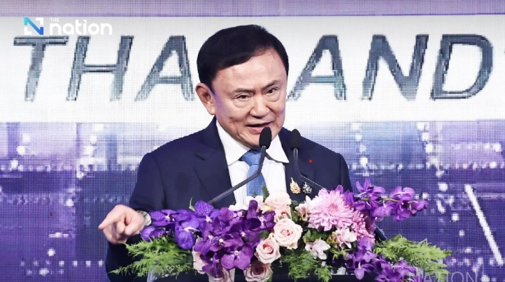 Cựu Thủ tướng Thái Lan Thaksin Shinawatra. (Ảnh: The Nation) thaksin.jpg