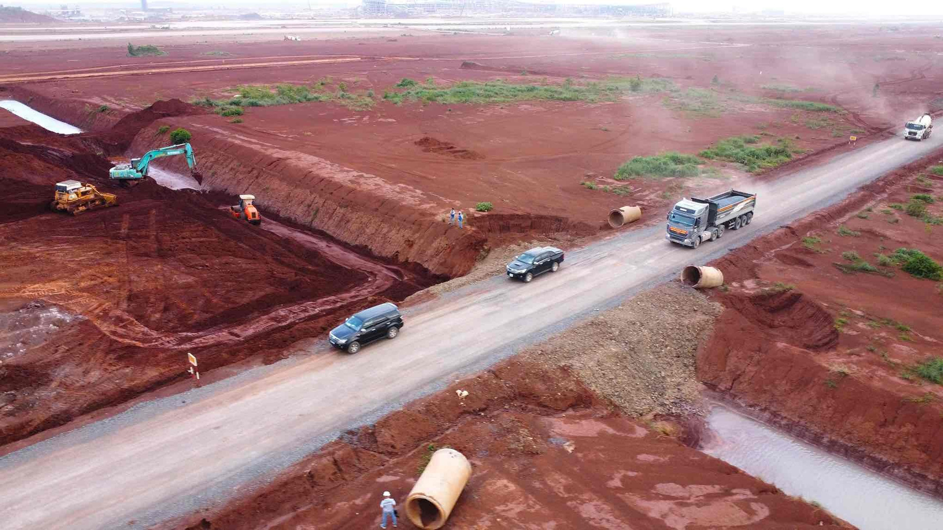 Hạng mục rất quan trọng của siêu sân bay Long Thành đã khởi công được 2 tháng- Ảnh 2.