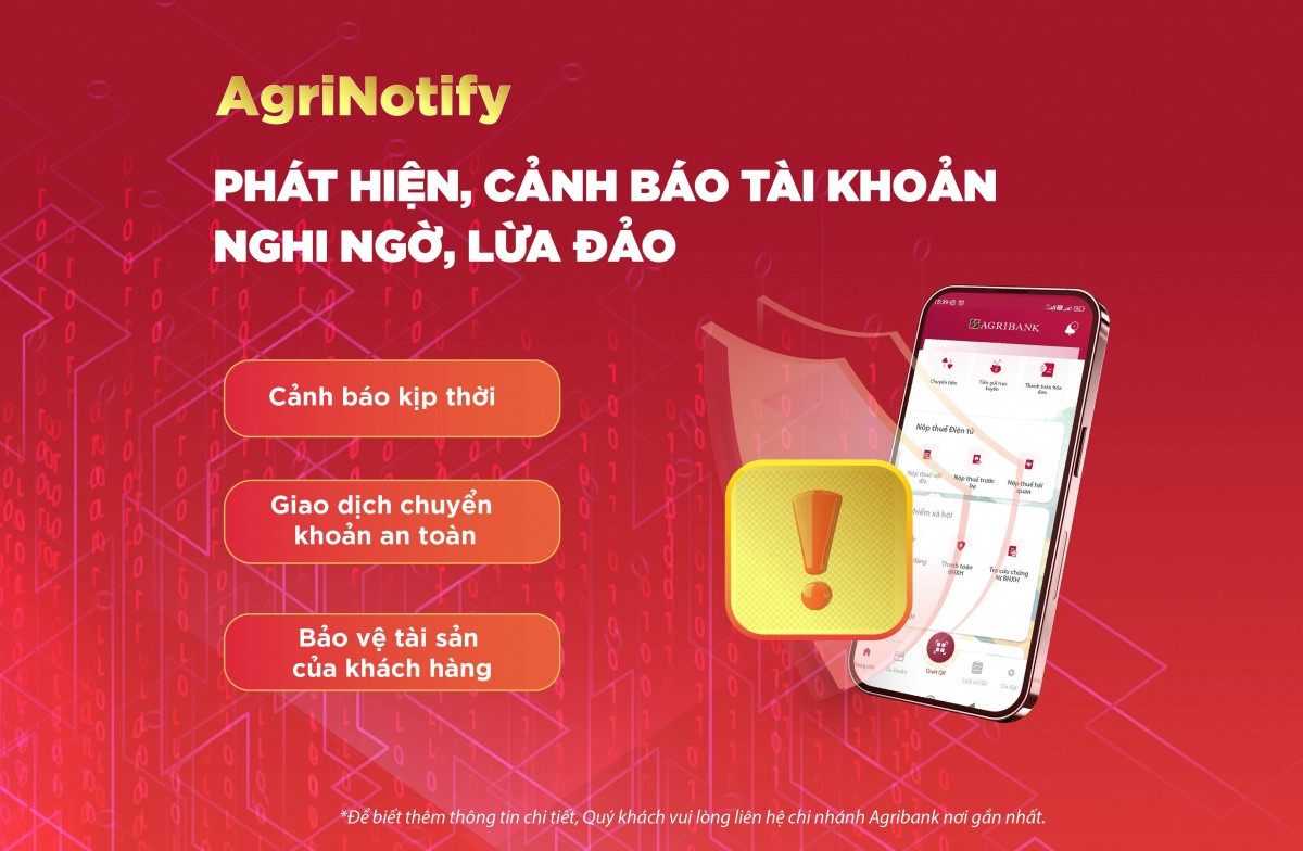 Một thao tác nhỏ trước khi chuyển khoản, Agribank giúp khách hàng tránh mất sạch tiền trong tài khoản