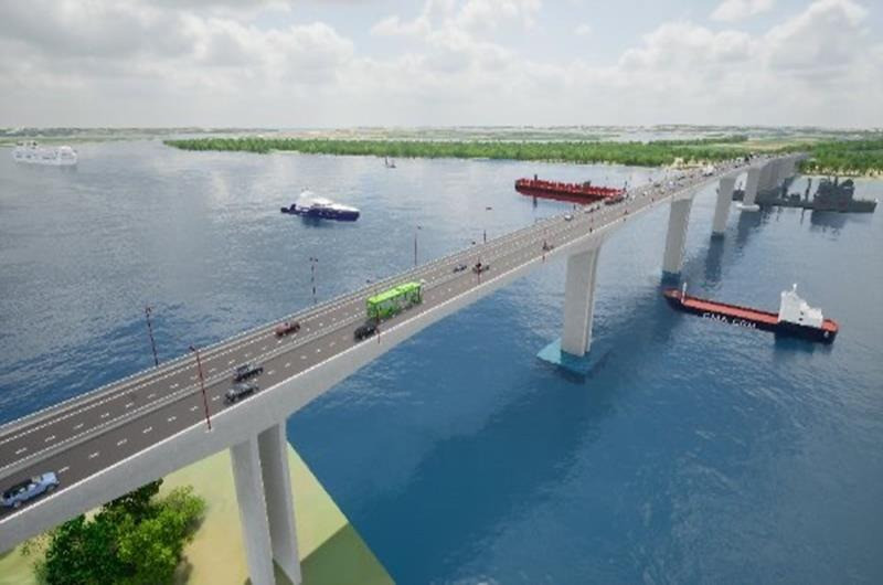 Cầu lớn nhất tuyến vành đai chiến lược của Nam Bộ đối diện khó khăn rất lớn- Ảnh 1. Cầu lớn nhất tuyến vành đai chiến lược của Nam Bộ đối diện khó khăn rất lớn- Ảnh 1.