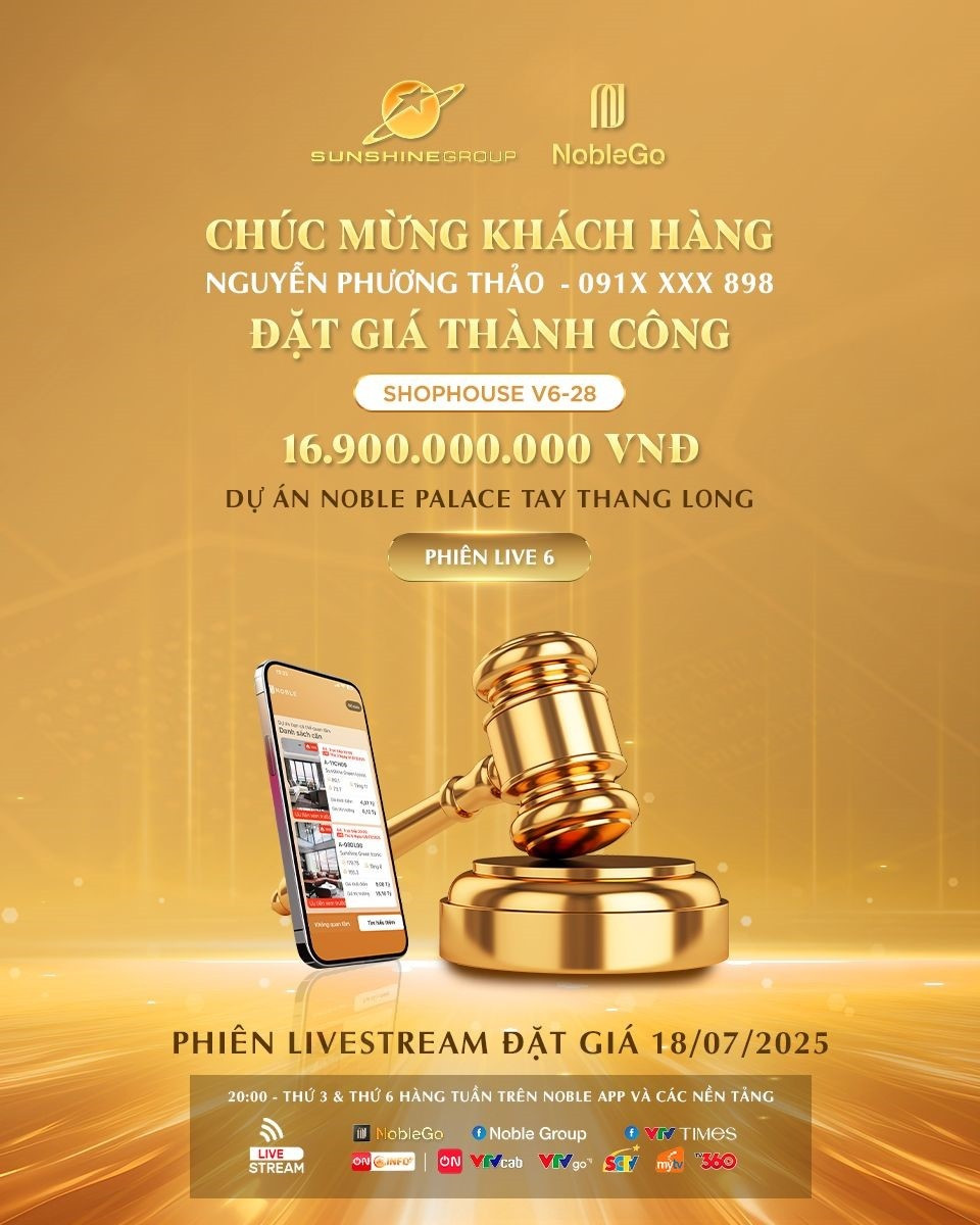 Khách “săn” nhà phố Sunshine Group giá hời tối 18/7: Sổ đỏ lâu dài, sắp bàn giao, khai thác ngay