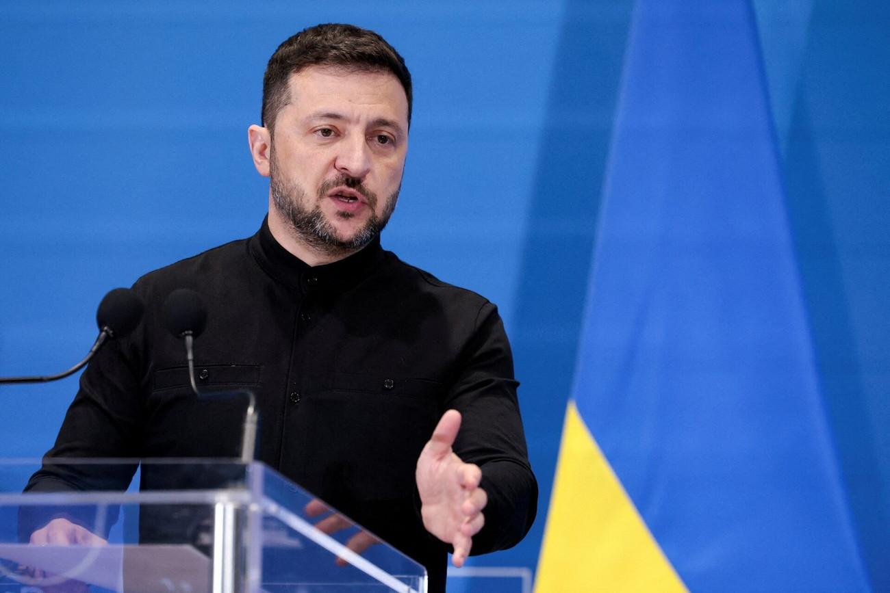 Tổng thống Ukraine Volodymyr Zelensky. (Ảnh: Reuters) 6fmdqwoxdjlujn5uvpu5y7npxe.jpg