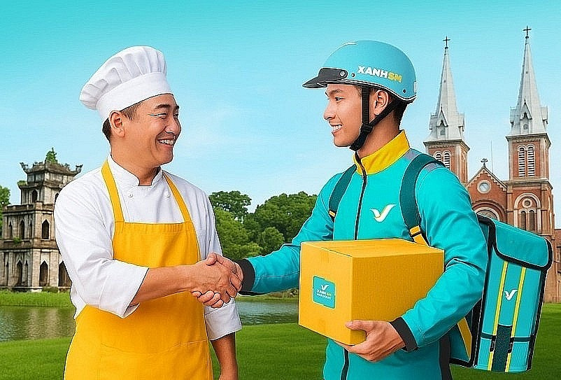 Ngày mai, Xanh SM của tỷ phú Phạm Nhật Vượng sẽ triển khai dịch vụ giao đồ ăn tại thị trường 14 triệu dân