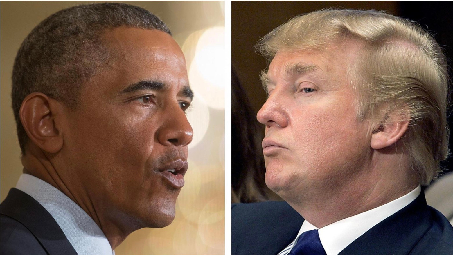 Trump Obama. Epa
