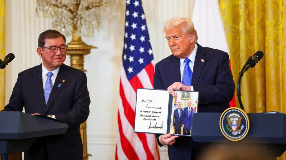 Tuyên bố sốc trong thỏa thuận lớn nhất lịch sử của ông Trump: Nhật rót 550 tỷ USD, Mỹ hưởng 90% lợi nhuận - ảnh 1