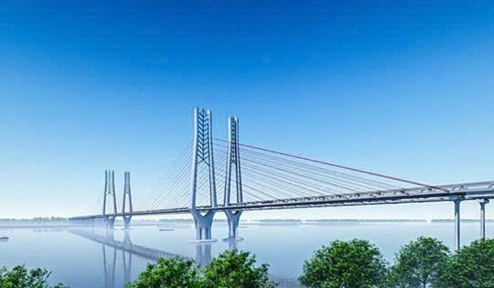 Cân nhắc 2 phương án xây dựng cầu dây văng dài hơn 17km kết nối 2 tỉnh thành vùng Đồng bằng sông Cửu Long- Ảnh 1.