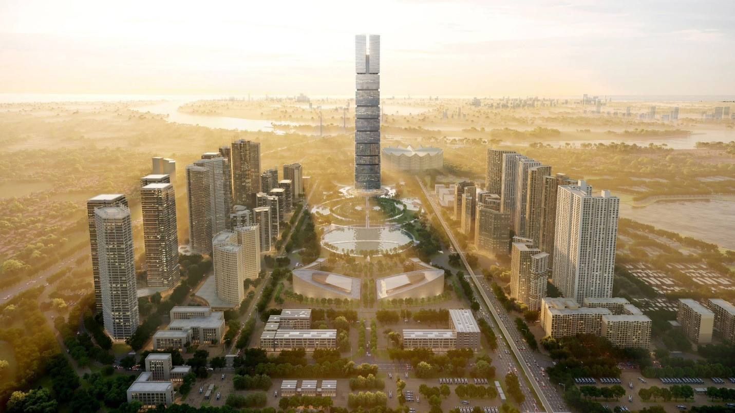 Tháp chọc trời 108 tầng cao bậc nhất Việt Nam: Bỏ xa Landmark 81, trên đỉnh có thể tái hiện chu kỳ mặt trăng nhờ quả cầu đặc biệt- Ảnh 2. Tháp chọc trời 108 tầng cao bậc nhất Việt Nam: Bỏ xa Landmark 81, trên đỉnh có thể tái hiện chu kỳ mặt trăng nhờ quả cầu đặc biệt- Ảnh 2.