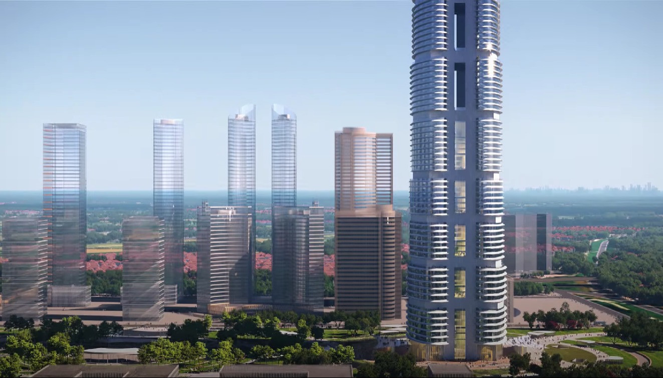 Tháp chọc trời 108 tầng cao bậc nhất Việt Nam: Bỏ xa Landmark 81, trên đỉnh có thể tái hiện chu kỳ mặt trăng nhờ quả cầu đặc biệt- Ảnh 4. Tháp chọc trời 108 tầng cao bậc nhất Việt Nam: Bỏ xa Landmark 81, trên đỉnh có thể tái hiện chu kỳ mặt trăng nhờ quả cầu đặc biệt- Ảnh 4.