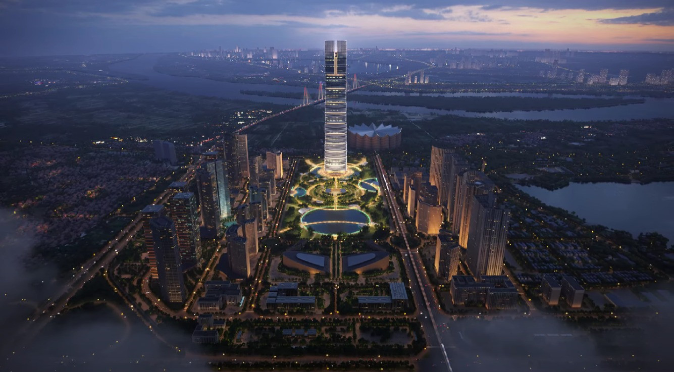 Tháp chọc trời 108 tầng cao bậc nhất Việt Nam: Bỏ xa Landmark 81, trên đỉnh có thể tái hiện chu kỳ mặt trăng nhờ quả cầu đặc biệt- Ảnh 3. Tháp chọc trời 108 tầng cao bậc nhất Việt Nam: Bỏ xa Landmark 81, trên đỉnh có thể tái hiện chu kỳ mặt trăng nhờ quả cầu đặc biệt- Ảnh 3.