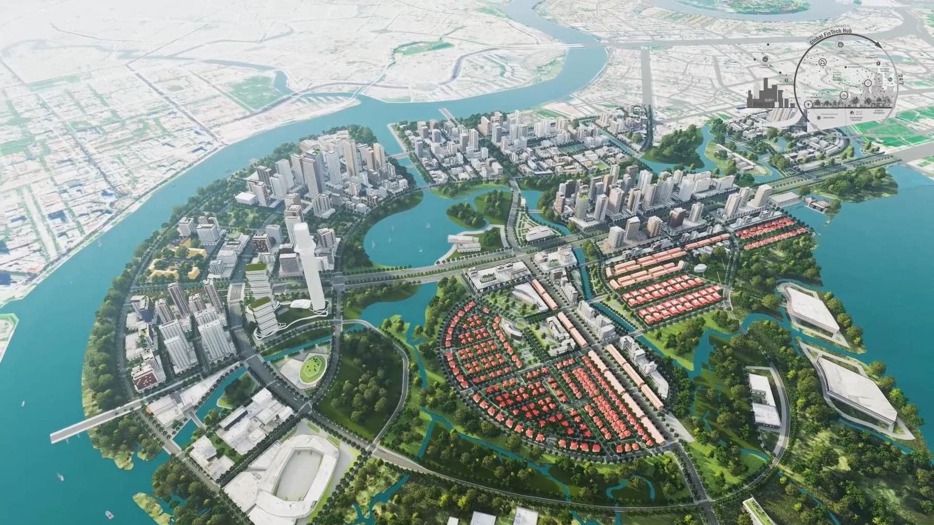 TP. HCM sắp có Tượng đài Thống Nhất trên trục cảnh quan biểu tượng của khu đô thị tỷ USD- Ảnh 2.