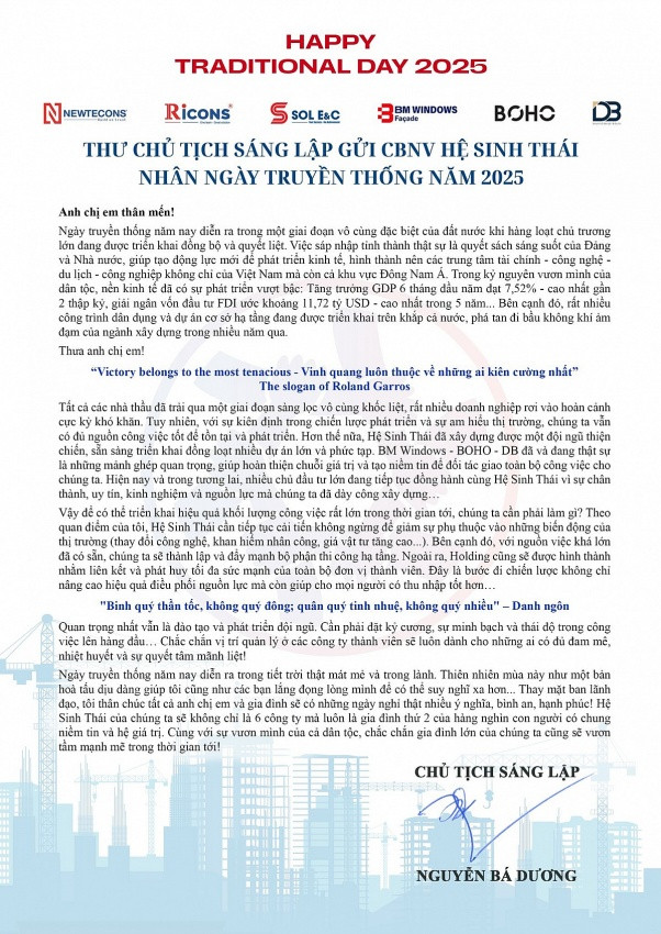 Ông Nguyễn Bá Dương gửi tâm thư, nhắc lại slogan 'Vinh quang luôn thuộc về những ai kiên cường nhất'