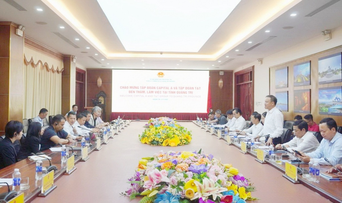 Ông lớn hàng không châu Á muốn cùng Tập đoàn T&T rót vốn đầu tư vào Quảng Trị