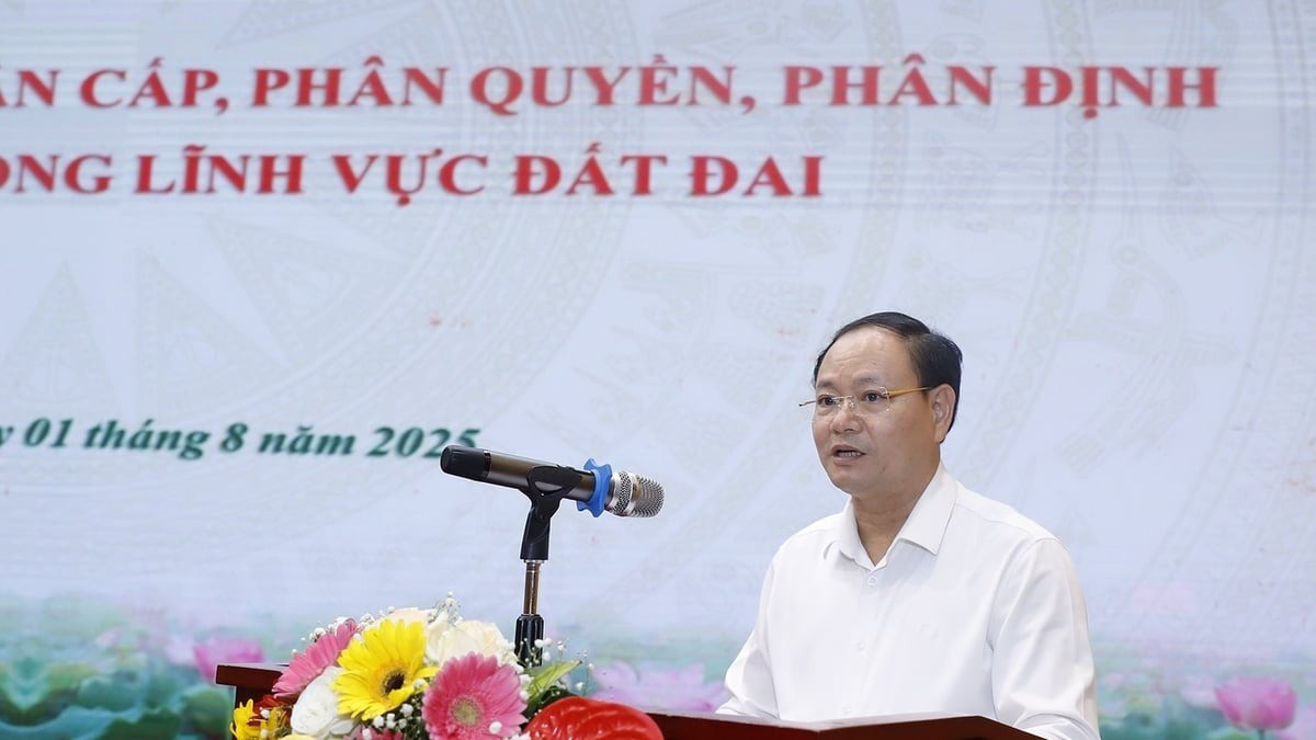 Thứ trưởng Lê Minh Ngân phát biểu tại hội nghị. Ảnh: Khương Trung. baonnmt-ttr-le-minh-ngan-1-09074.jpg
