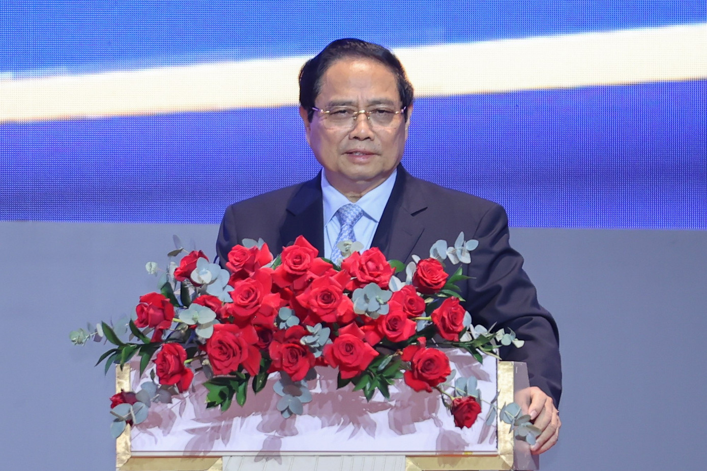 Thủ tướng Phạm Minh Chính phát biểu tại hội nghị. img8360-1754106575448962455131.jpg