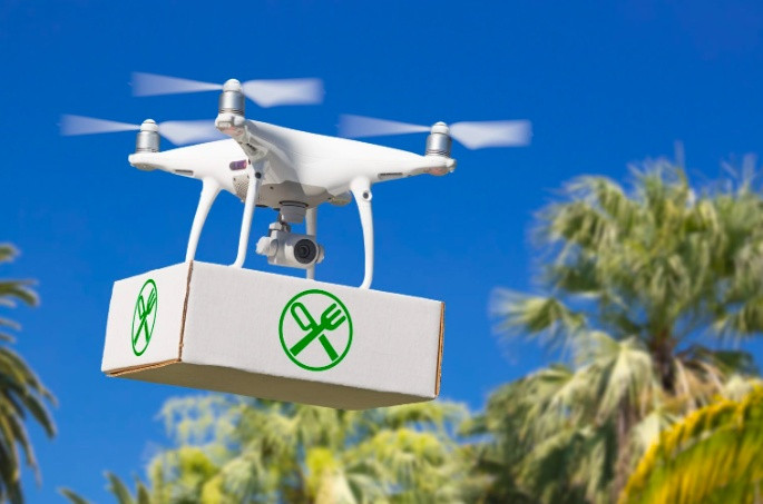 Grab triển khai thử nghiệm giao hàng bằng máy bay không người lái