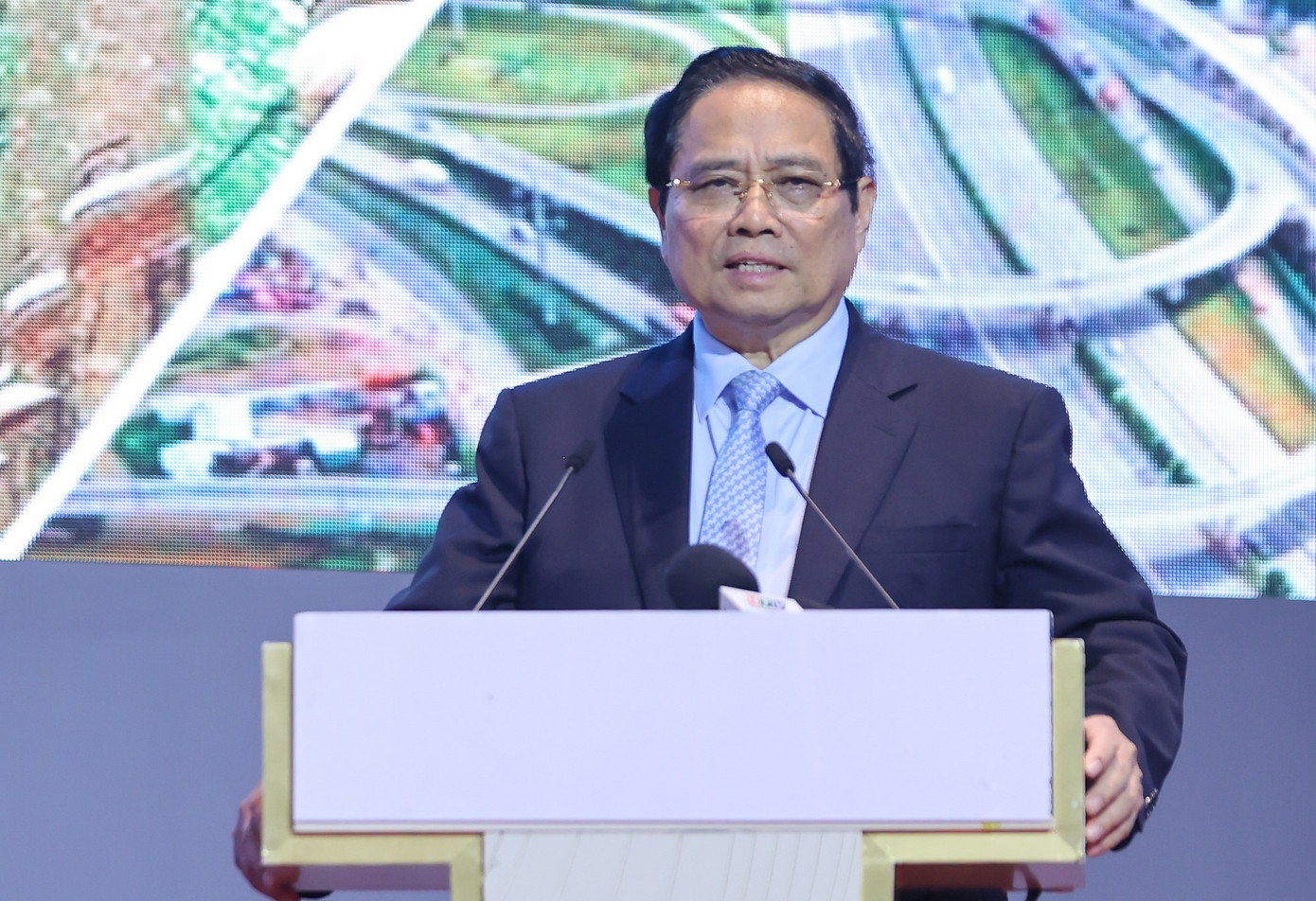 Thủ tướng Phạm Minh Chính phát biểu tại hội nghị. Ảnh: VGP/Nhật Bắc Thủ tướng Phạm Minh Chính phát biểu tại hội nghị. Ảnh: VGP/Nhật Bắc