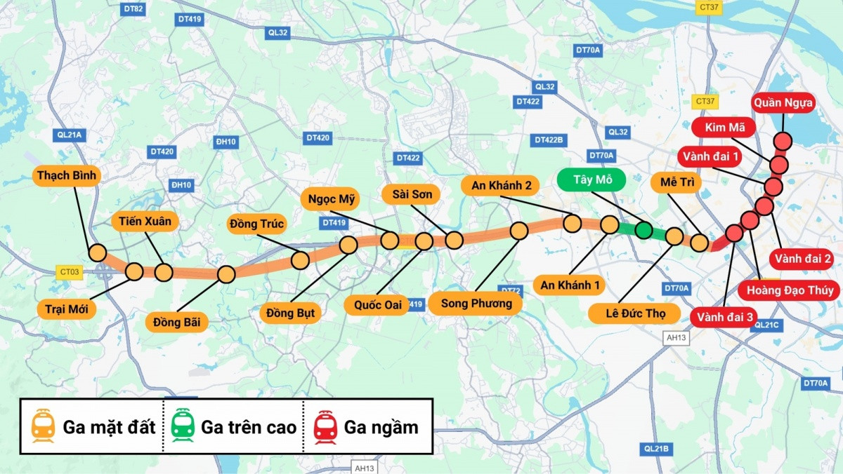 Tuyến metro 61.900 tỷ đồng sắp chạy qua 'mặt tiền' dự án 3 tỷ USD của Vinhomes