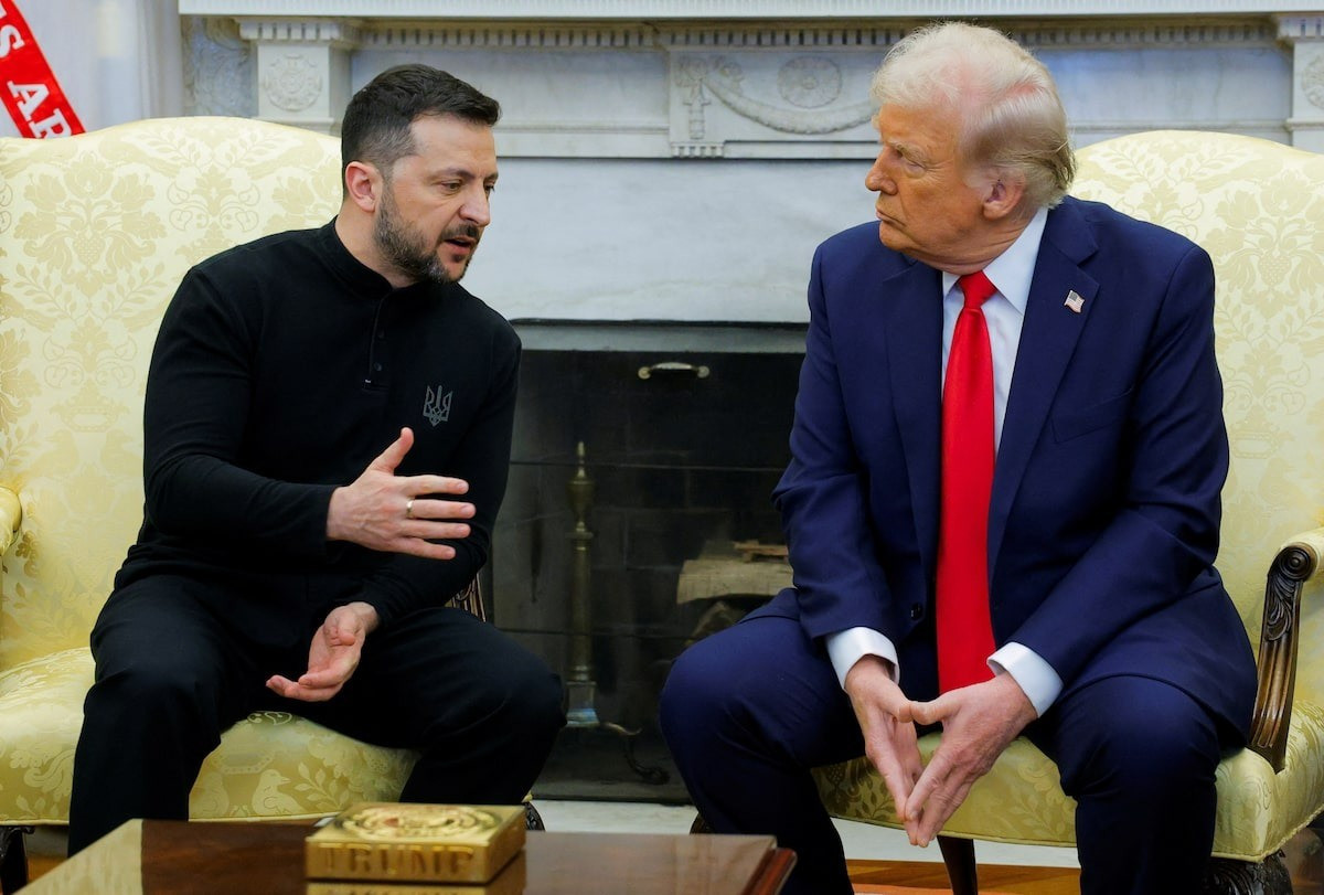 Tổng thống Mỹ Donald Trump và Tổng thống Ukraine Volodymyr Zelensky. (Ảnh: Reuters) oegnk2e7trjxbdezhul2clhtxa.jpg