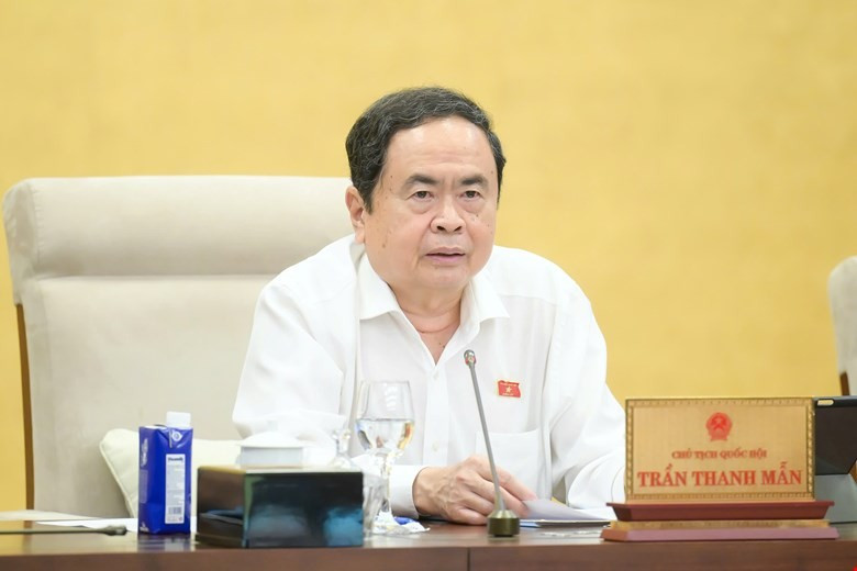 Chủ tịch Quốc hội Trần Thanh Mẫn. Ảnh: QH. 68ctqh22.jpg