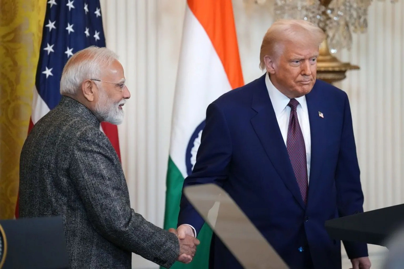 Tổng thống Mỹ Donald Trump và Thủ tướng Ấn Độ Narendra Modi. (Ảnh: Getty Images) 02ce55d0-72d6-11f0-af20-030418be.jpg