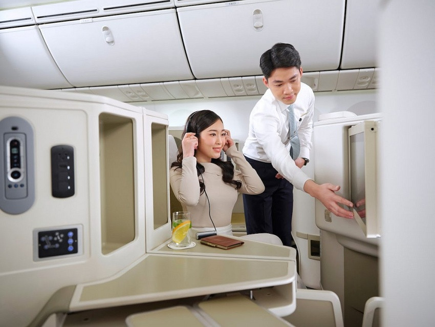 Vietnam Airlines và Tập đoàn VNPT đã ký kết hợp đồng triển khai dịch vụ Internet trên tàu bay cho đội bay Airbus A350.