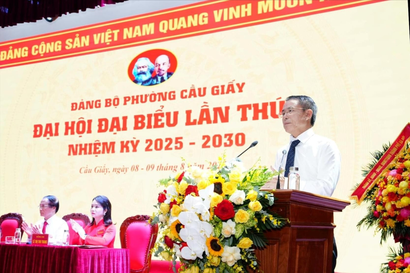Phó Chủ tịch UBND TP. Hà Nội Nguyễn Trọng Đông phát biểu tại đại hội a61.jpg