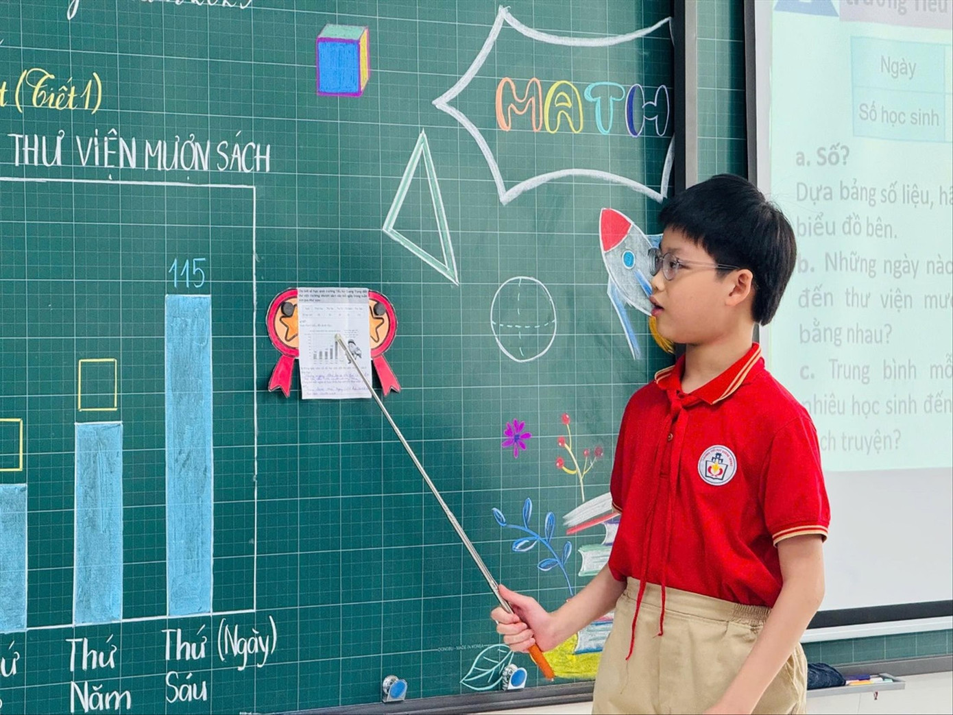 Học sinh tại Hà Nội với chuyên đề giáo dục kĩ năng công dân. Ảnh: Trường Tiểu học Quang Trung image3681.jpg