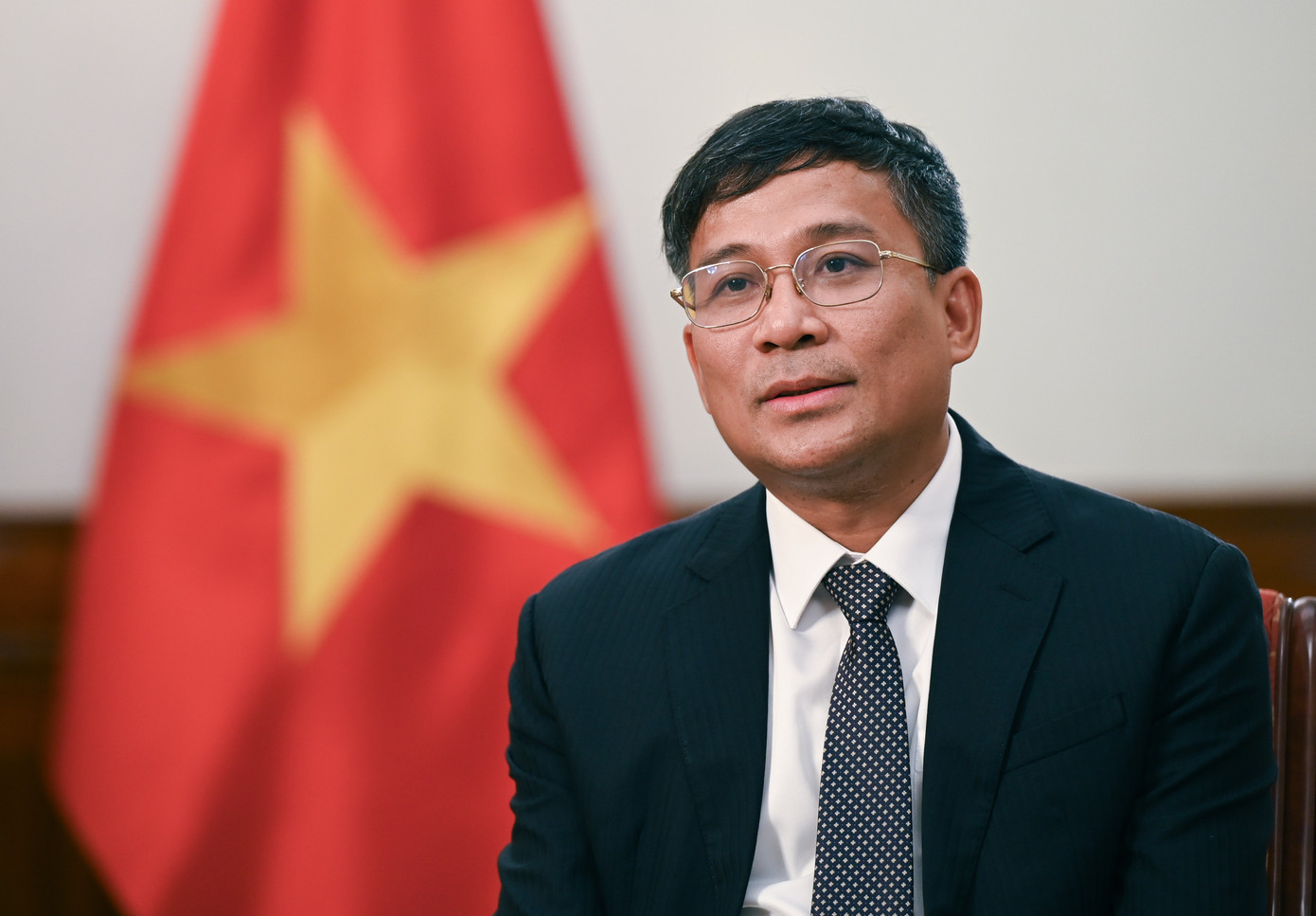 Thứ trưởng Thường trực Bộ Ngoại giao Nguyễn Minh Vũ. Ảnh: Mofa dsc-9054.jpg