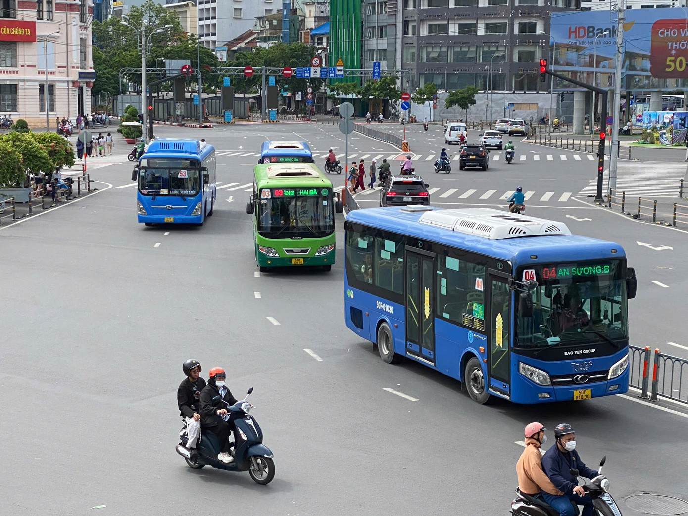 Đề án kiến nghị mở mới 72 tuyến xe buýt với 1.108 xe trong giai đoạn 2025-2030. Ảnh minh họa: Hữu Huy xe-buyt-2.jpg