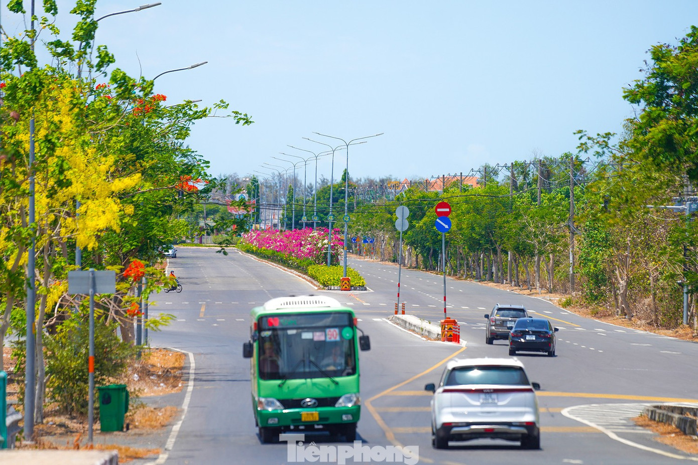 Phương tiện lưu thông tại Cần Giờ. Ảnh: Phạm Nguyễn can-gio-1.jpg