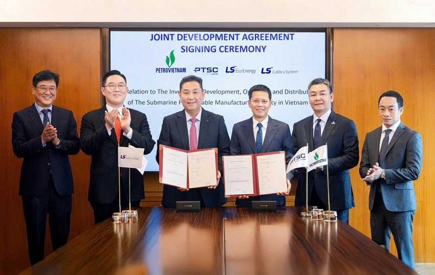 PTSC (PVS) ‘bắt tay’ doanh nghiệp quy mô gần 1 tỷ USD để phát triển nhà máy sản xuất cáp ngầm cao thế