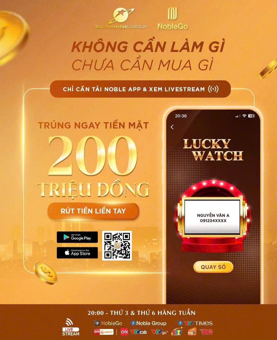 Sunshine Group công khai toàn bộ thuật toán quay số giải thưởng 200 triệu đồng trong livestream