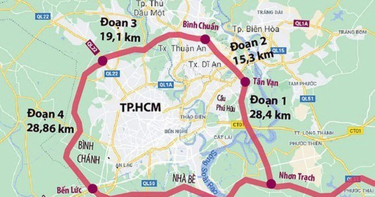 Đường vành đai sắp thông xe, 'tam giác vàng' giao thông - cực phát triển mới của vùng đô thị TP. HCM- Ảnh 2. Đường vành đai sắp thông xe, 'tam giác vàng' giao thông - cực phát triển mới của vùng đô thị TP. HCM- Ảnh 2.
