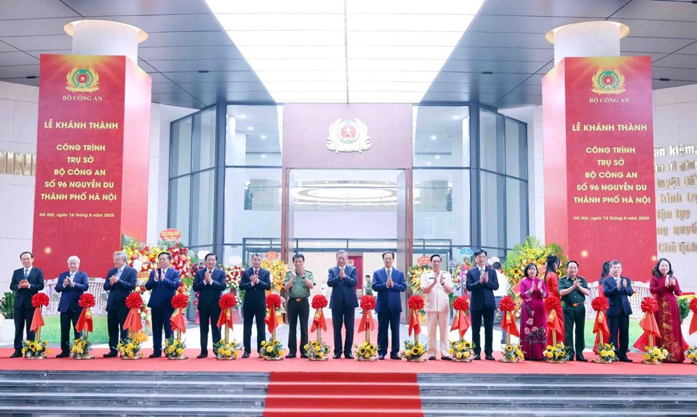 Công trình quan trọng của Bộ Công an chính thức hoàn thành: Tổng Bí thư Tô Lâm cắt băng khánh thành - ảnh 1