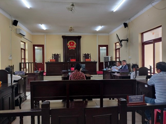 Bà Âu Ngọc Vững tại phiên toà sơ thẩm. ccd39821fdbb5ee507aa-3309-9532.jpg