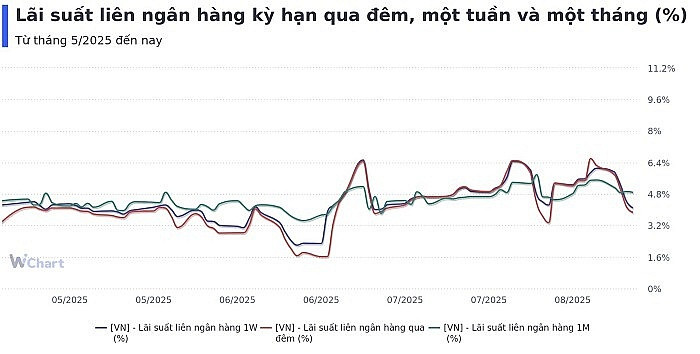 Tuần 11-15/8: NHNN hút ròng gần 20.500 tỷ, lãi suất liên ngân hàng về sát 3%