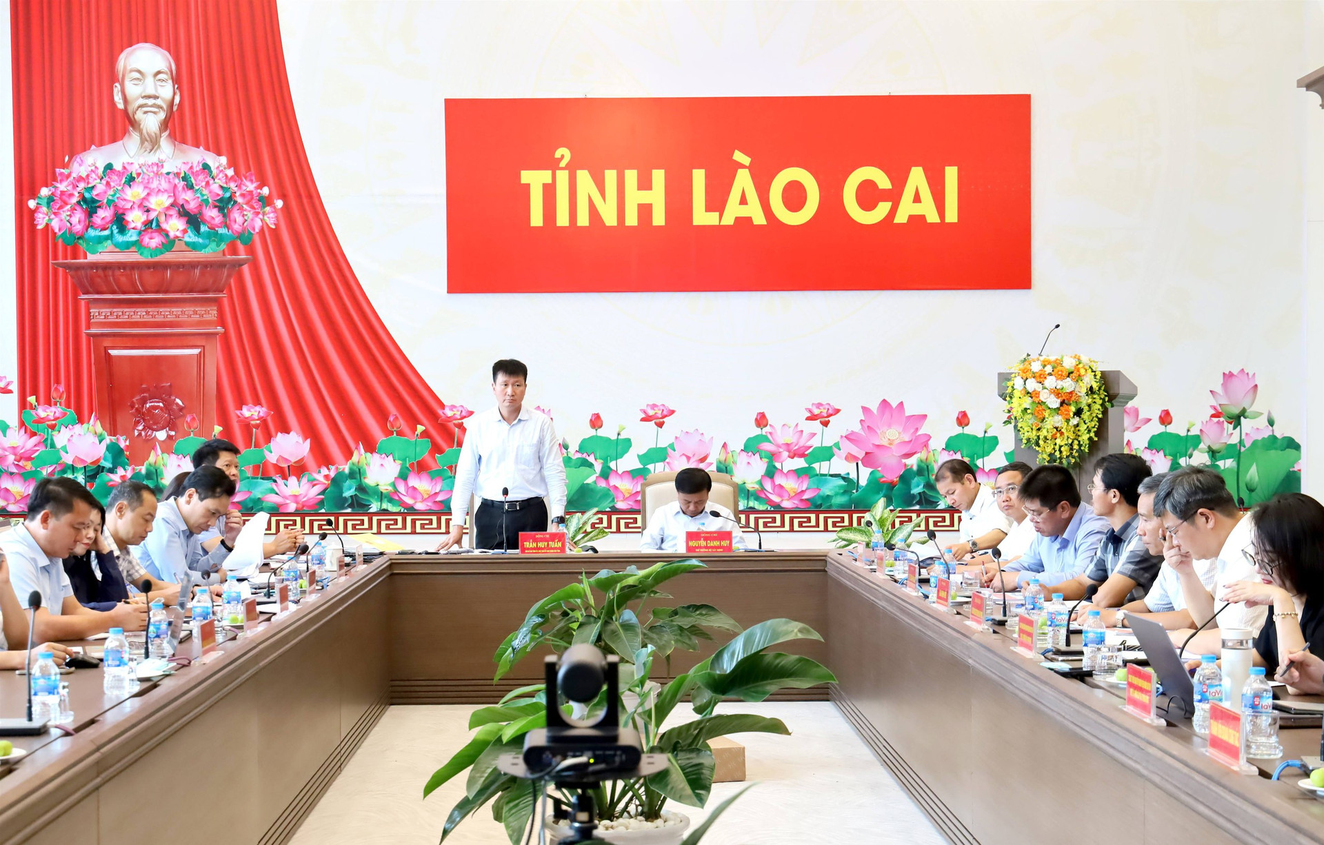 Hình ảnh tại buổi làm việc. Nguồn ảnh: UBND tỉnh Lào Cai