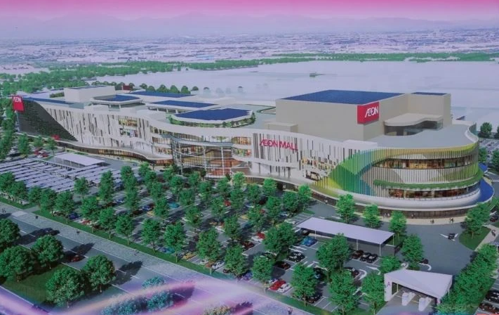 Trung tâm thương mại Aeon Mall hơn 4.000 tỷ tại tỉnh có nhiều xã, phường nhất Việt Nam sau 8 tháng khởi công- Ảnh 1.